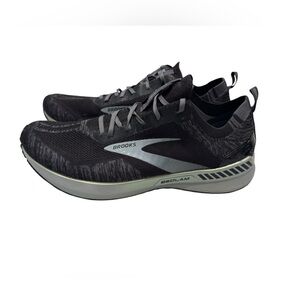 Men’s Brooks Bedlam 3 Black & Gray Lace Up Running Sneakers: Size 14D